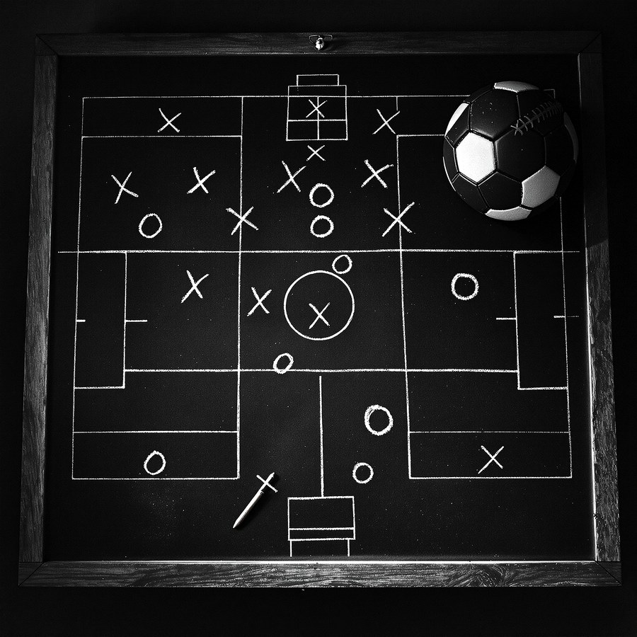 Chalkboard tactical formation